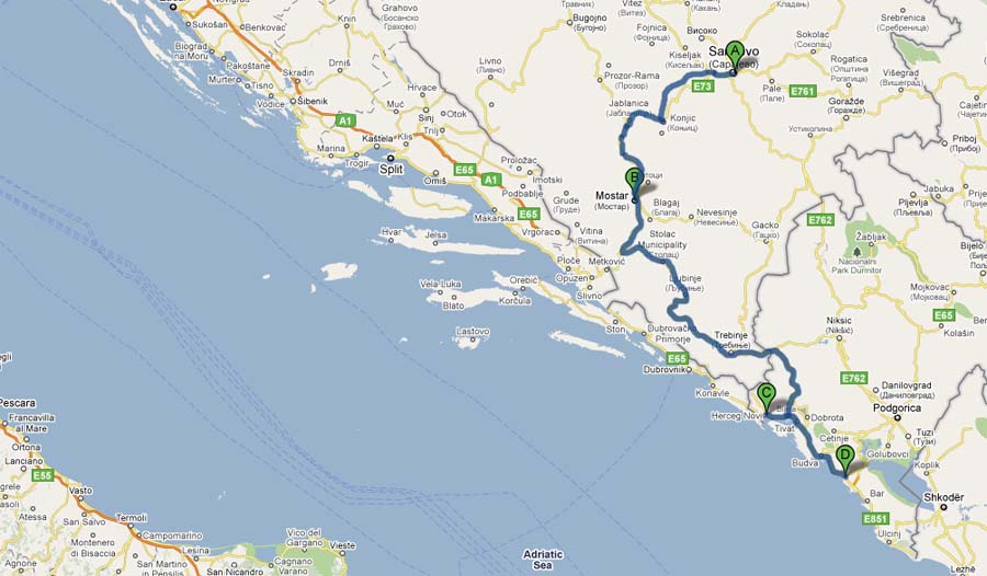 buljarice mapa Chapter 3, Buljarica – Hercegovina, Montenegro | East and Up buljarice mapa